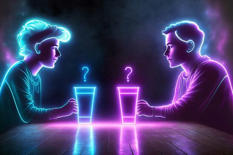 Zwei Wahrheiten und eine Lüge Trinkspiel auf Alkoholy